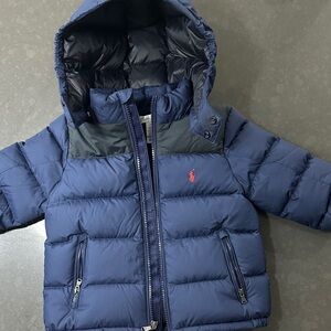 Ralph Lauren Dark Blue Puffer Jacket
